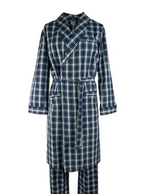 Brooks Brothers Plaid Cotton Robe
